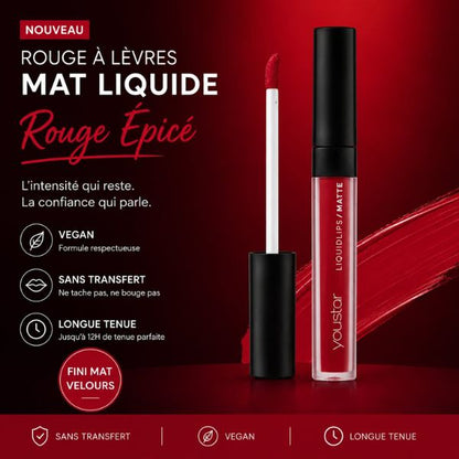 LIQUID MATTE LIPSTICK – 02 Spicy Red